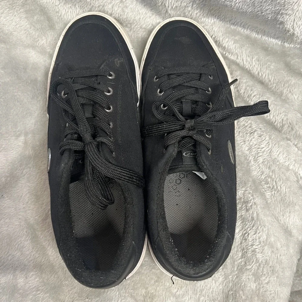 Lugz Mens Black Size‎ 10 Canvas Low Top Sneakers Lace Up Skate Style Streetwear